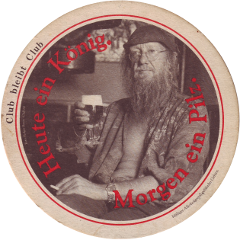 Gilli auf Bierdeckel